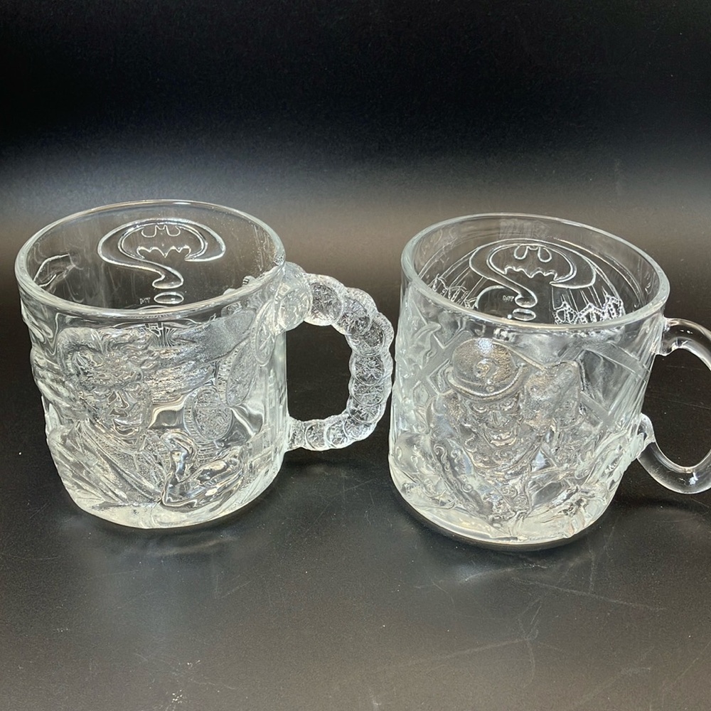 Batman Forever McDonald’s Villian Glass Mug Set- 1995 - Picture 12 of 16